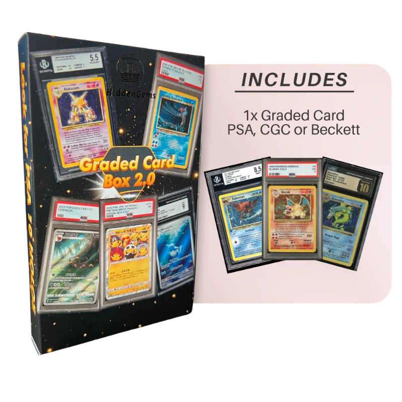 Hidden Gems Pokémon Graded Card Box 2.0