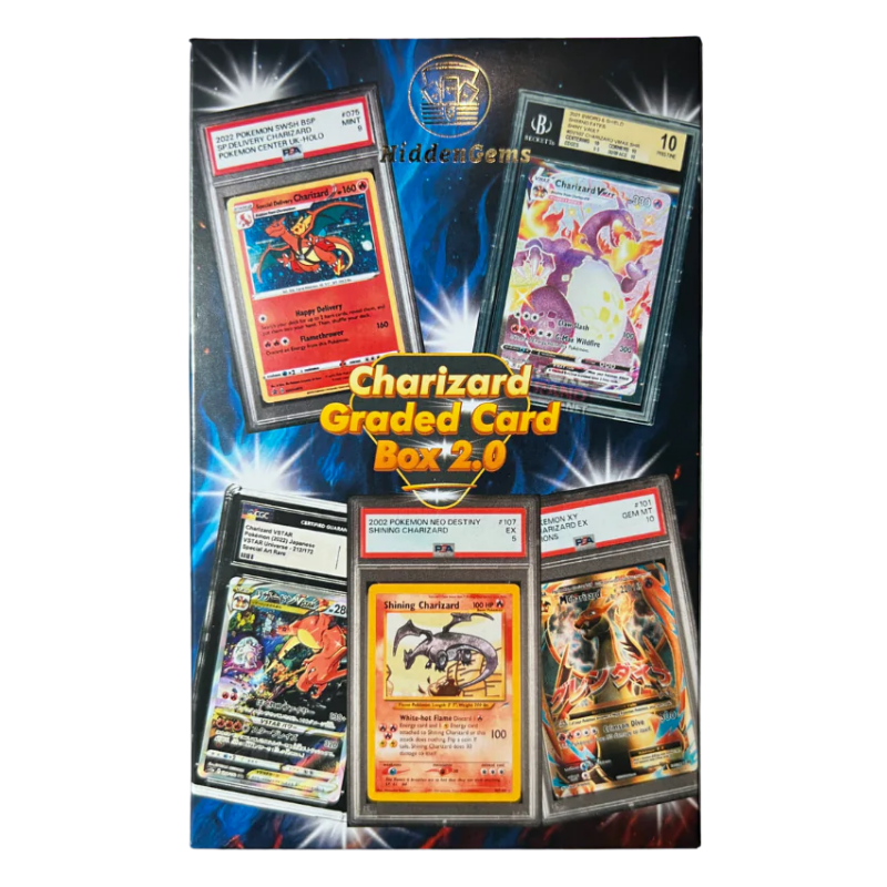 Hidden Gems Pokémon Graded Charizard Box 2.0