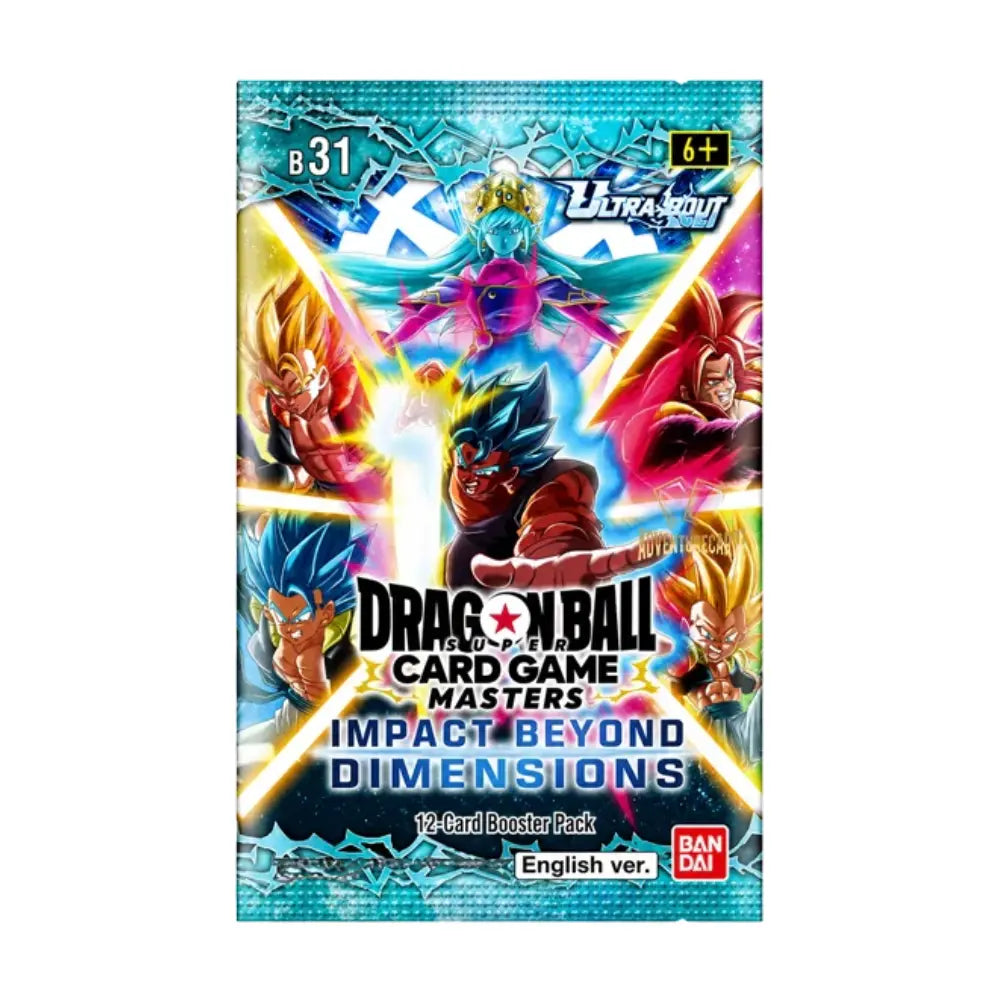 Dragon Ball Super Card Game Masters – Impact Beyond Dimensions B31 – Booster Display (EN)
