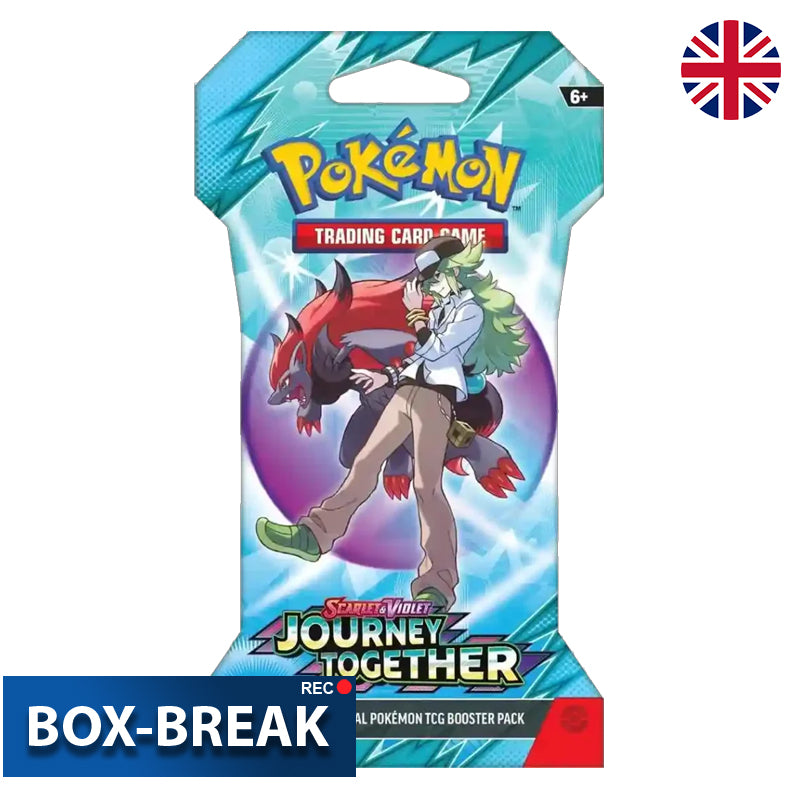 Pokémon Journey Together Sleeved Booster Englisch Box-Break