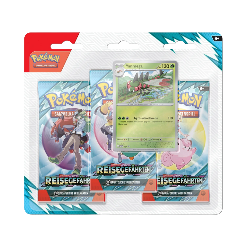 Pokémon Karmesin & Purpur Reisegefährten 3-Pack Blister Deutsch
