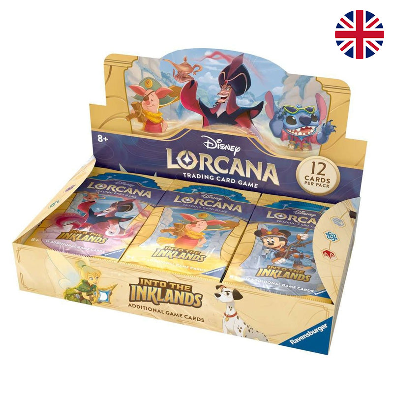 Disney Lorcana: Die Tintenlande - Display mit 24 Booster Packs Englisch