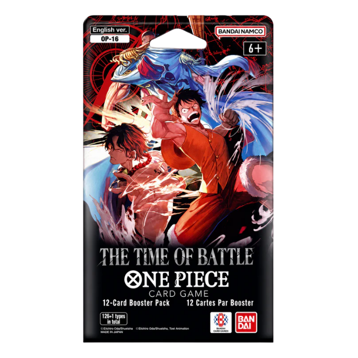 One Piece Card Game – OP16 – The Time of Battle – Sleeved Booster (EN)