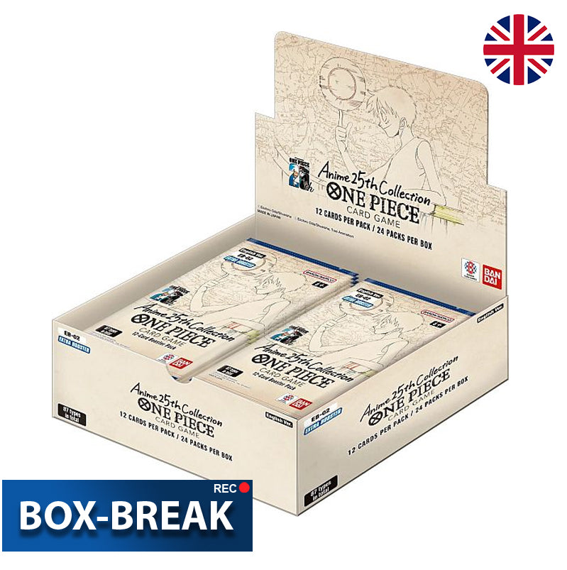 One Piece Card Game - Anime 25th Collection Extra Booster EB-02 Englisch BOX-BREAK