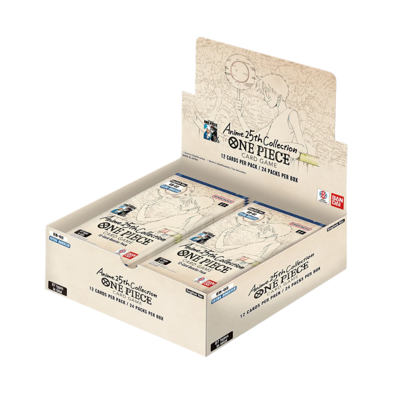One Piece Card Game -  Anime 25th Collection Extra Booster EB-02 Display Englisch