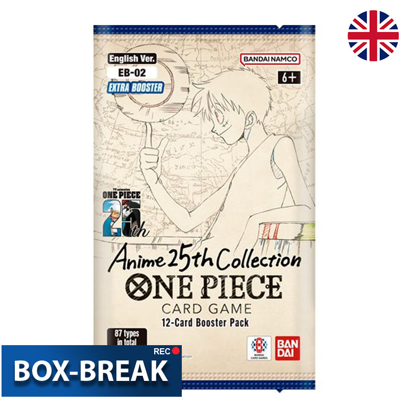 One Piece Card Game - Anime 25th Collection Extra Booster EB-02 Englisch BOX-BREAK