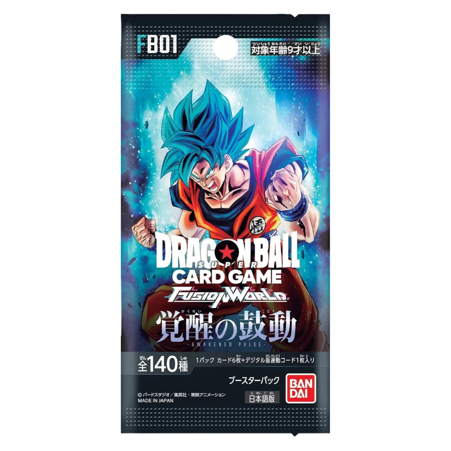 Dragon Ball Super Card Game - Fusion World Awakened Pulse FB01 Booster Japanisch