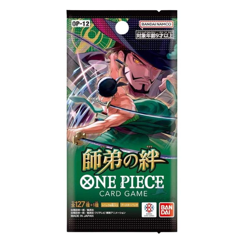One Piece Card Game – OP12 – Bond Between Master and Disciple – Booster (JP)