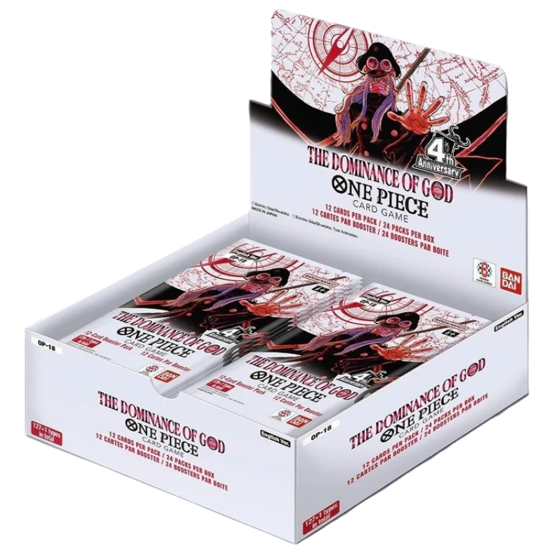 One Piece Card Game OP18 The Dominance of God – Booster Display Englisch mit 24 Boosterpacks