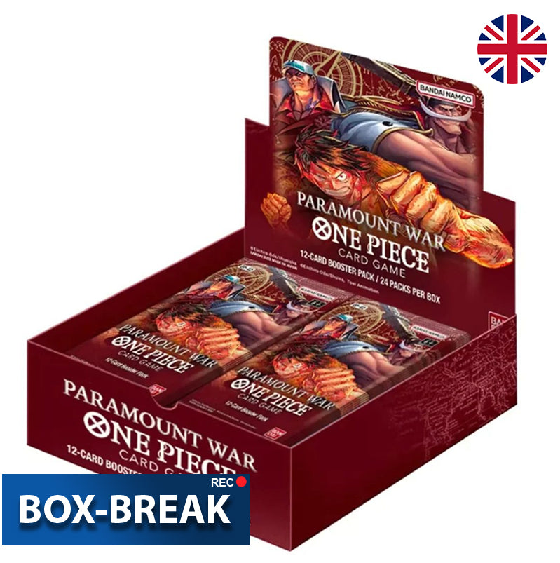 One Piece Card Game - Paramount War OP-02 Englisch BOX-BREAK