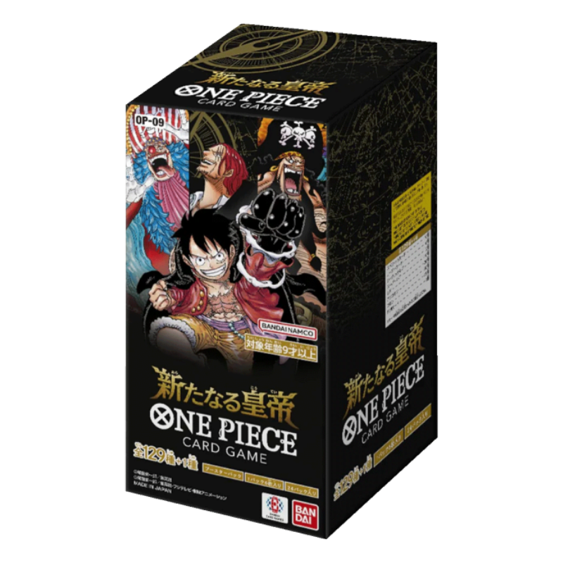 BANDAI NAMCO Sammelkarte One Piece Card Game OP09 The New Emperor Booster Display Japanisch