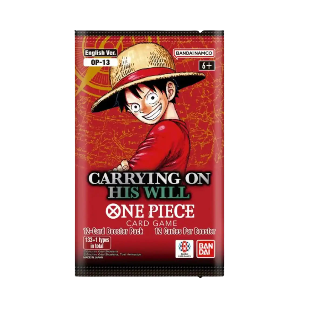 One Piece Card Game – OP‑13 Carrying On His Will – Booster Display (EN)