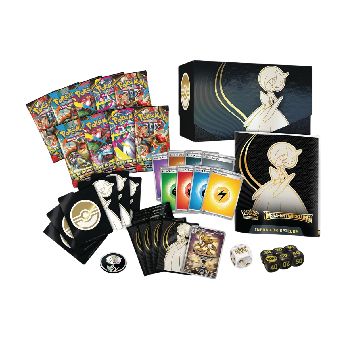 Pokémon – Mega-Entwicklung – Top Trainer Box ME01 – Mega-Gardevoir (DE)