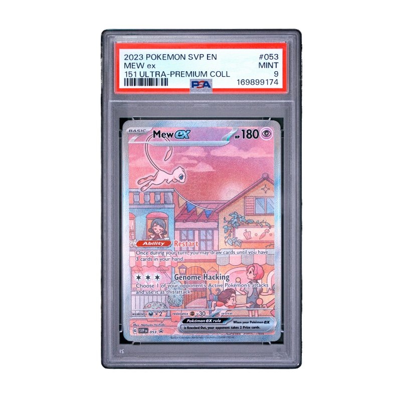 Pokémon – Mew ex 053 – SV Black Star Promo / 151 Ultra-Premium Collection (EN) – PSA 9