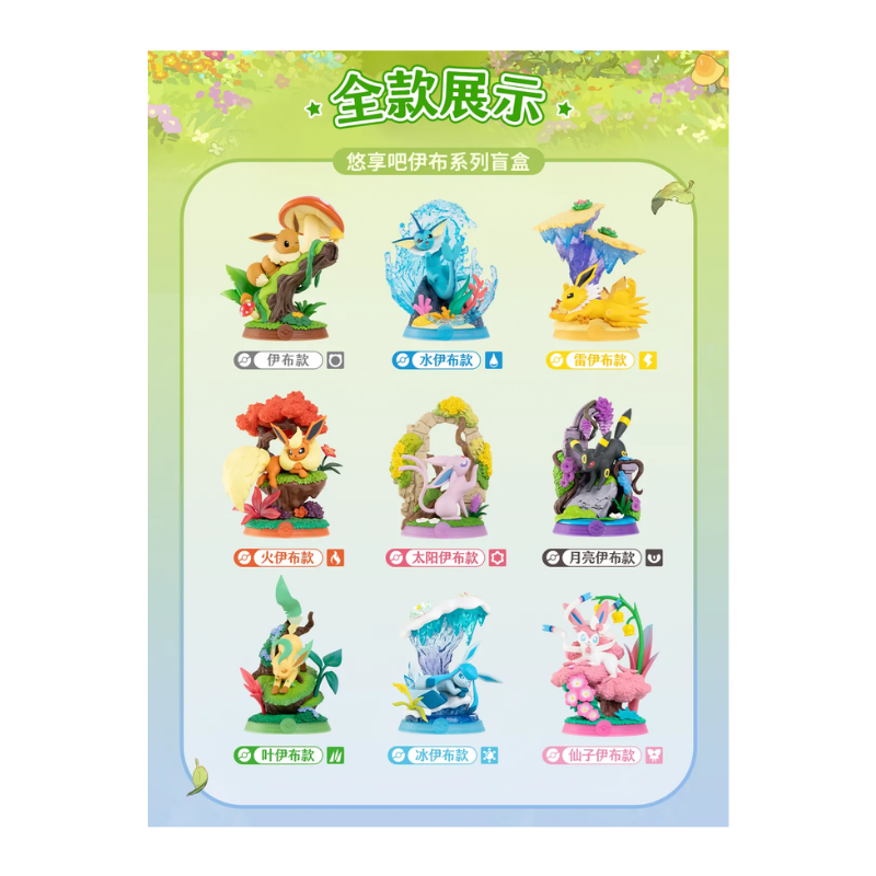 Pokémon – Enjoy Eevee Series – Blind Box Figur (S-CHN)