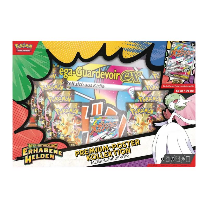Pokémon – Mega-Entwicklung: Erhabene Helden – Premium Poster Kollektion (DE)