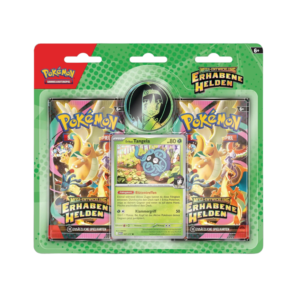 Pokémon – Erhabene Helden – 2-Pack Blister (DE) (zufällige Auswahl)