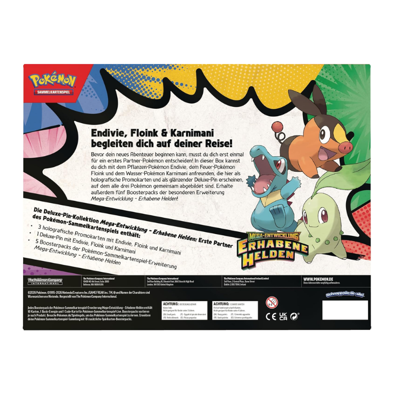 Pokémon – Erhabene Helden – Erste Partner Deluxe Pin Kollektion (DE)