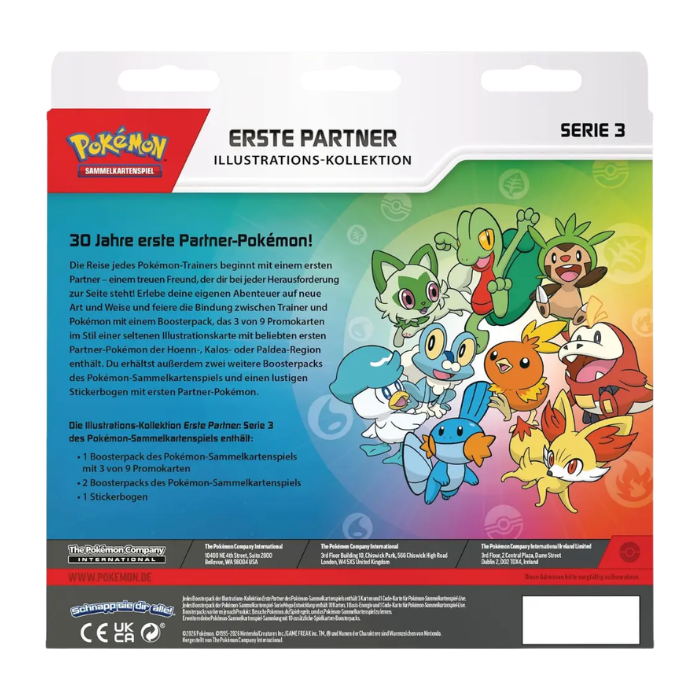 Pokémon – Erste Partner Illustrations-Kollektion Serie 3 (DE)
