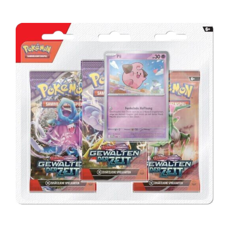 Pokémon – Gewalten der Zeit – 3-Pack Blister KP05 (DE)