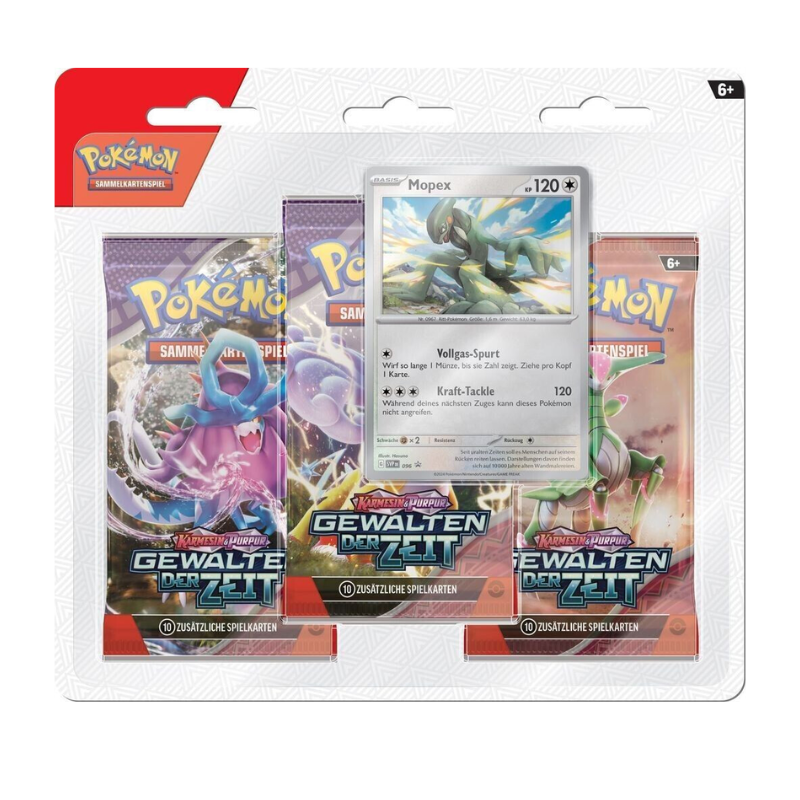 Pokémon – Gewalten der Zeit – 3-Pack Blister KP05 (DE)