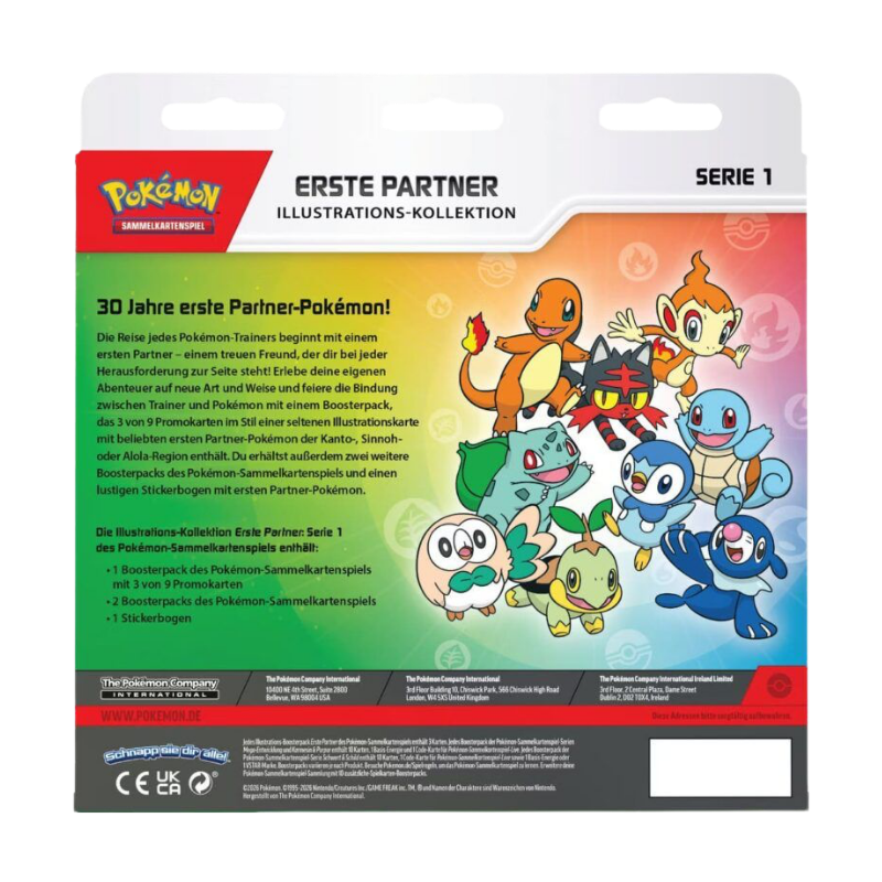 Pokémon – Illustrations Kollektion – Erste Partner Serie 1 (DE)
