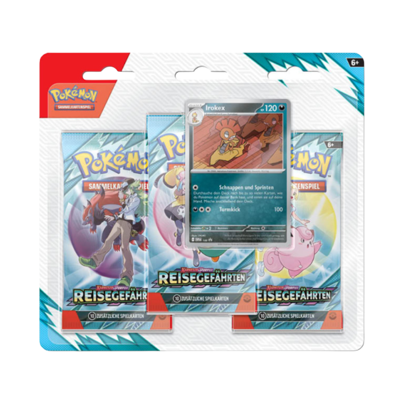 Pokémon Karmesin & Purpur Reisegefährten 3-Pack Blister Deutsch