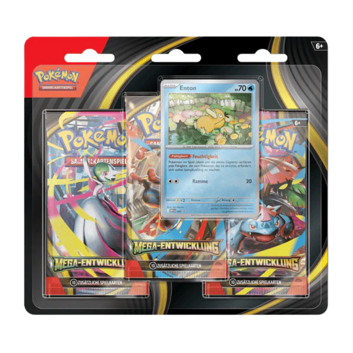 Pokémon – Mega Entwicklungen 3-Pack Blister (DE)