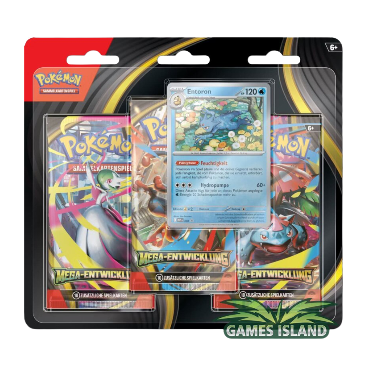 Pokémon – Mega Entwicklungen 3-Pack Blister (DE)