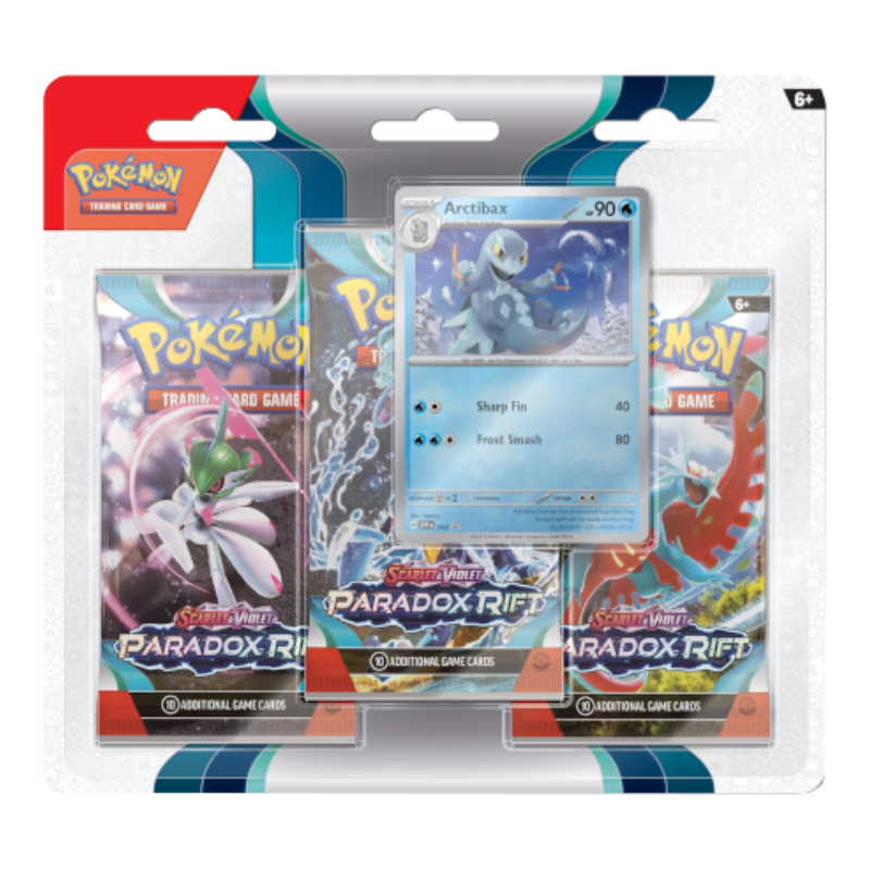 Pokémon – Paradoxrift – 3‑Pack Blister (EN)