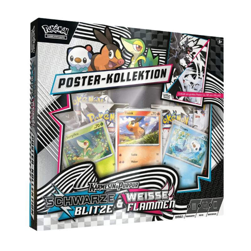 Pokémon – Schwarze Blitze & Weiße Flammen – Poster Kollektion (DE)