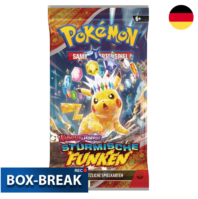 Pokémon Stürmische Funken Booster Deutsch Box-Break