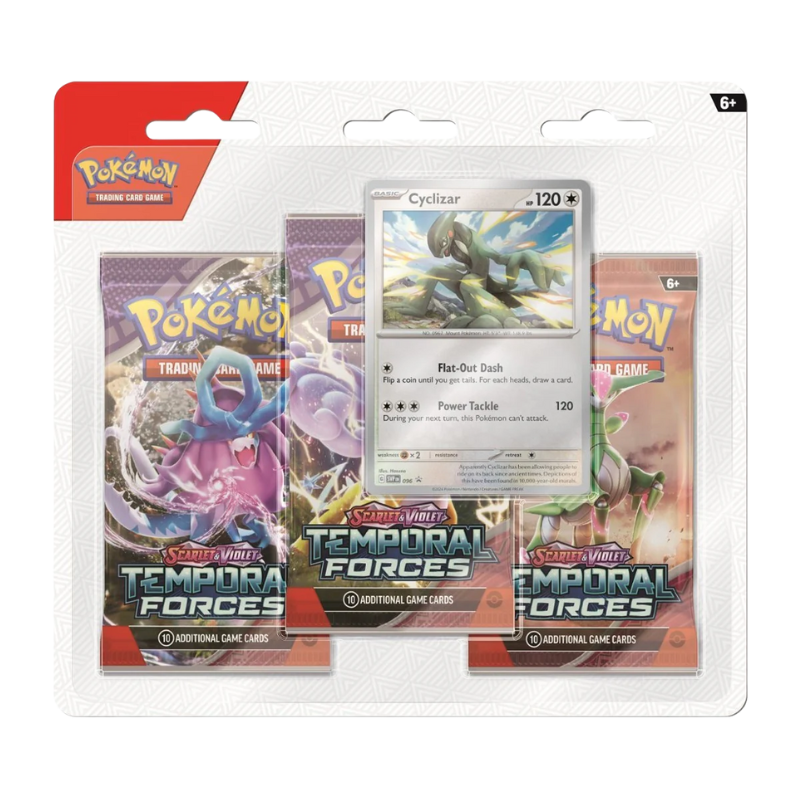 Pokémon – Temporal Forces – 3-Pack Blister (EN)