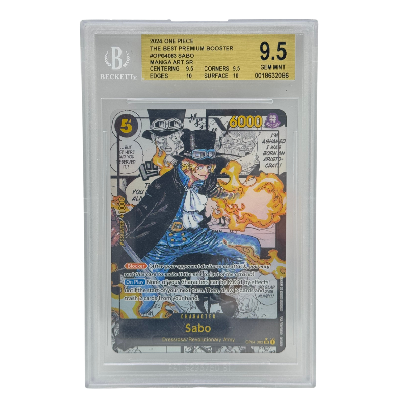 One Piece – Sabo OP04-083 Manga Art SR – The Best (EN) – BGS 9.5
