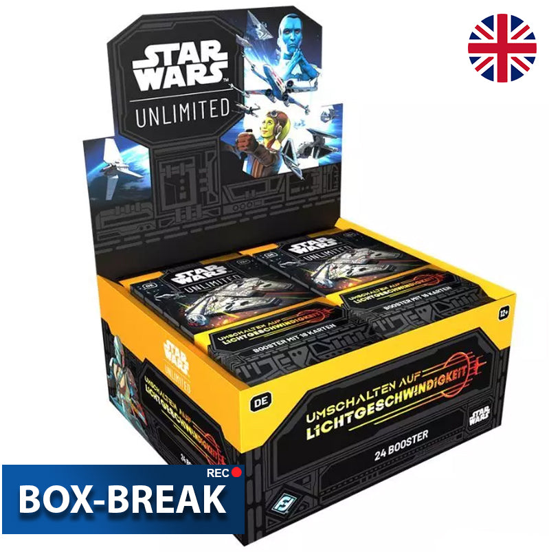 Star Wars Unlimited: Jump to Lightspeed Englisch BOX-BREAK