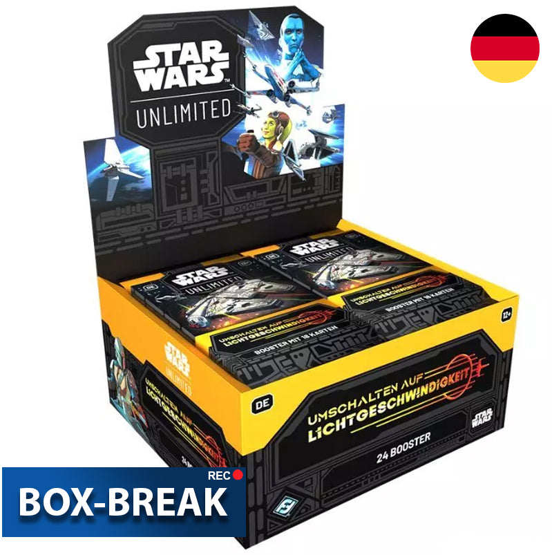 Star Wars Unlimited: Jump to Lightspeed Deutsch BOX-BREAK