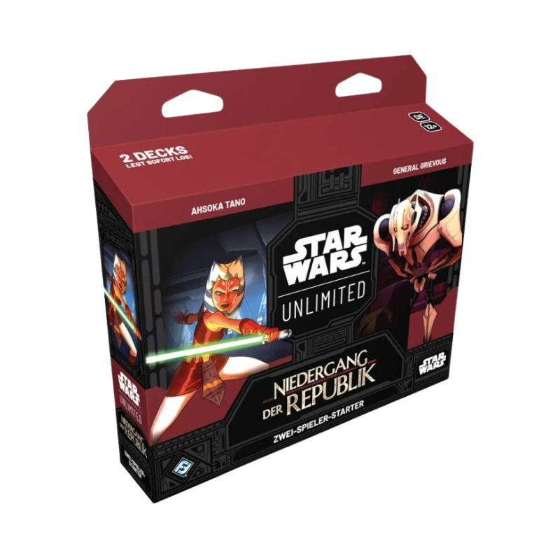 Star Wars: Unlimited – Niedergang der Republik – Zwei-Spieler-Starterdeck (DE)