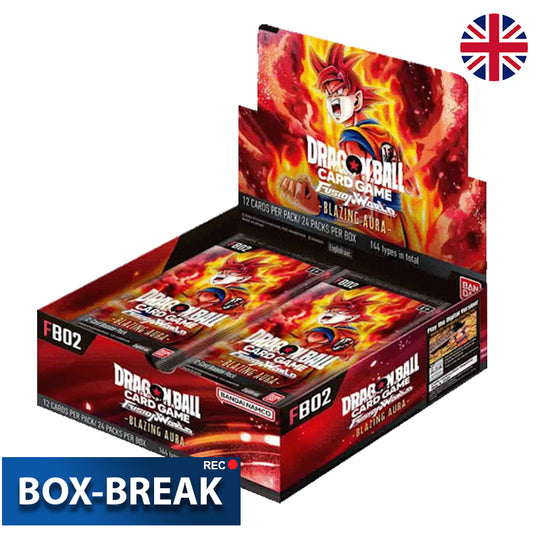 Dragonball Super Card Game - Fusion World Blazing Aura FB-02 Englisch BOX-BREAK