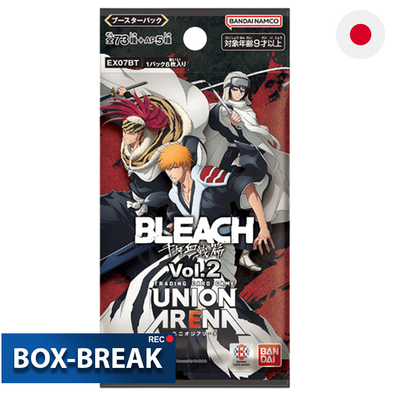 Union Arena - Bleach Thousand Year Blood War Vol.2 - EX07BT Japanisch BOX-BREAK