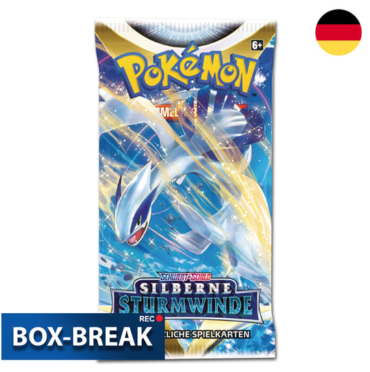 Pokémon Schwert & Schild: Silberne Sturmwinde Deutsch BOX-BREAK