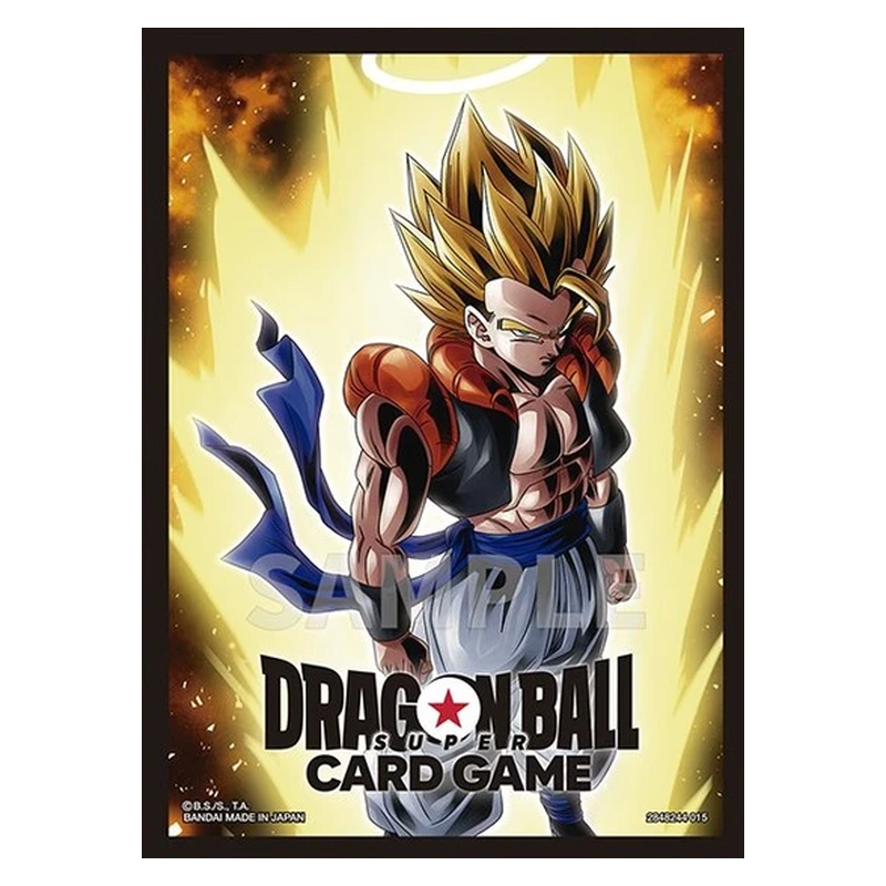 Dragon Ball Super Card Game Official Card Sleeves Vol. 4 mit Gogeta als Super-Saiyajin, 64 Kartenhüllen