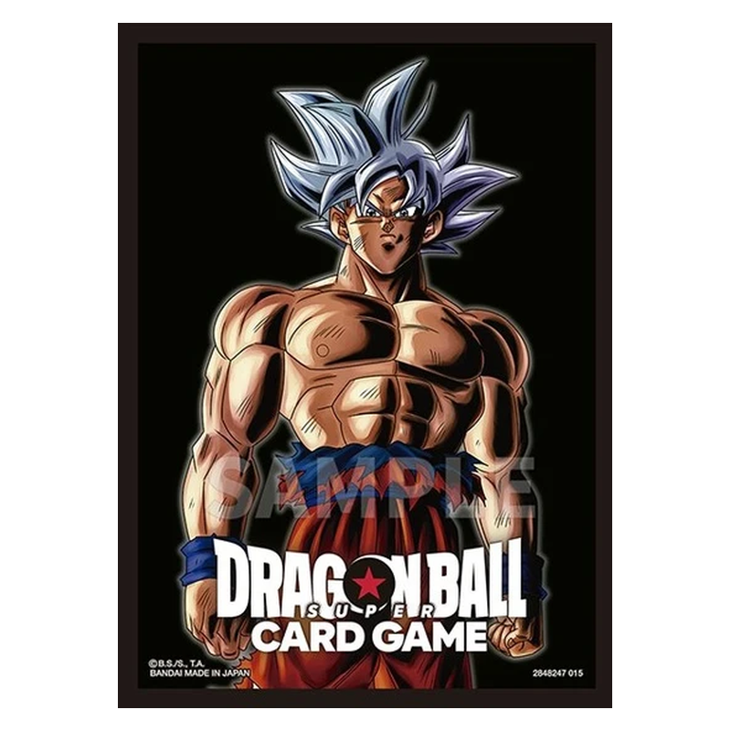 Dragon Ball Super Card Game Official Card Sleeves Vol. 4 mit Son Goku in Ultra Instinct, 64 Kartenhüllen