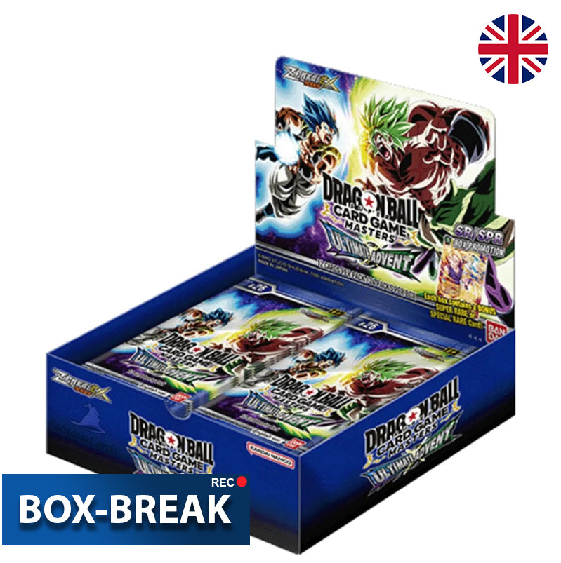 Dragonball Super Card Game - Masters Ultimate Advent Zenkai Series EX Set 09 B26 Englisch BOX-BREAK