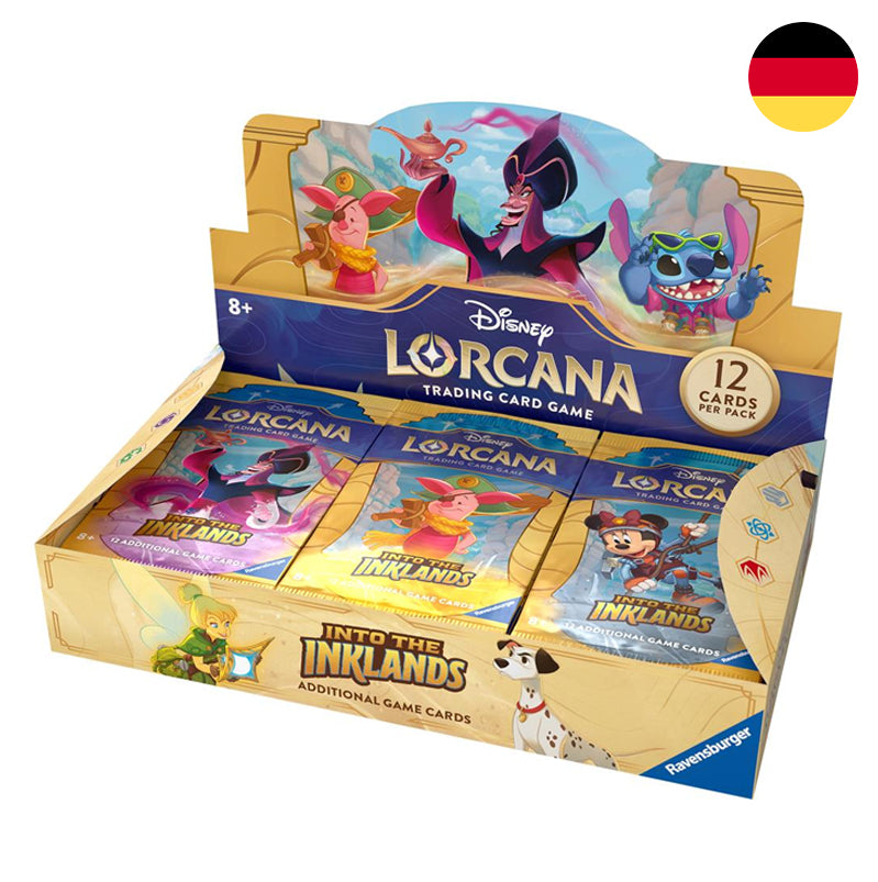 Disney Lorcana: Die Tintenlande - Display mit 24 Booster Packs Deutsch