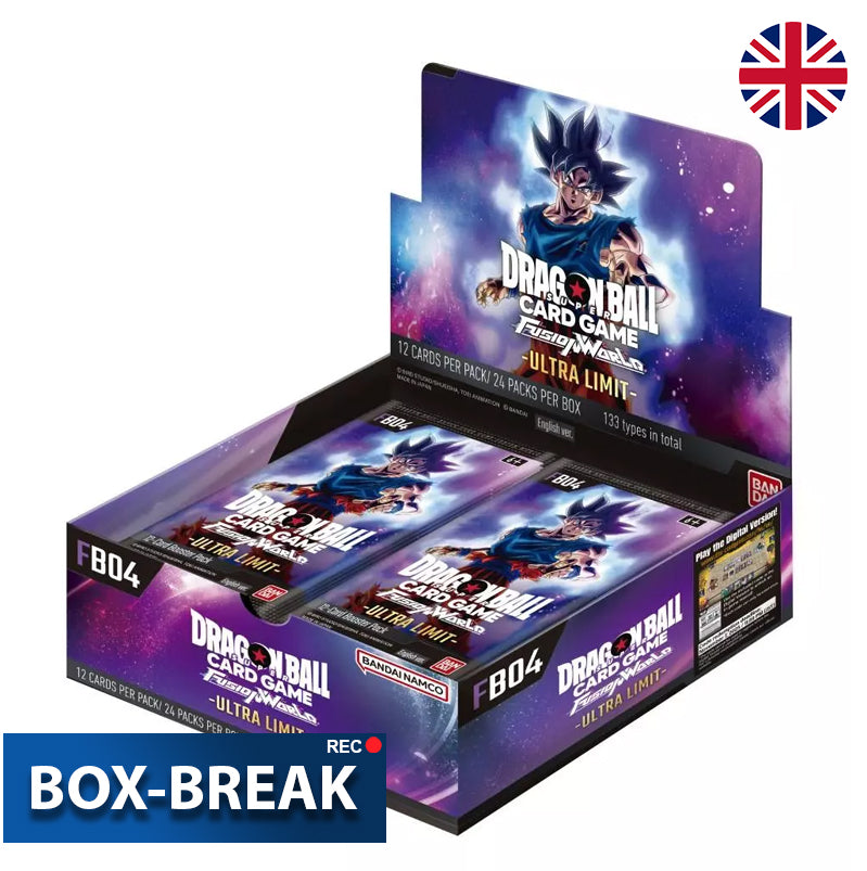 Dragonball Super Card Game - Fusion World Ultra Limit FB-04 Englisch BOX-BREAK