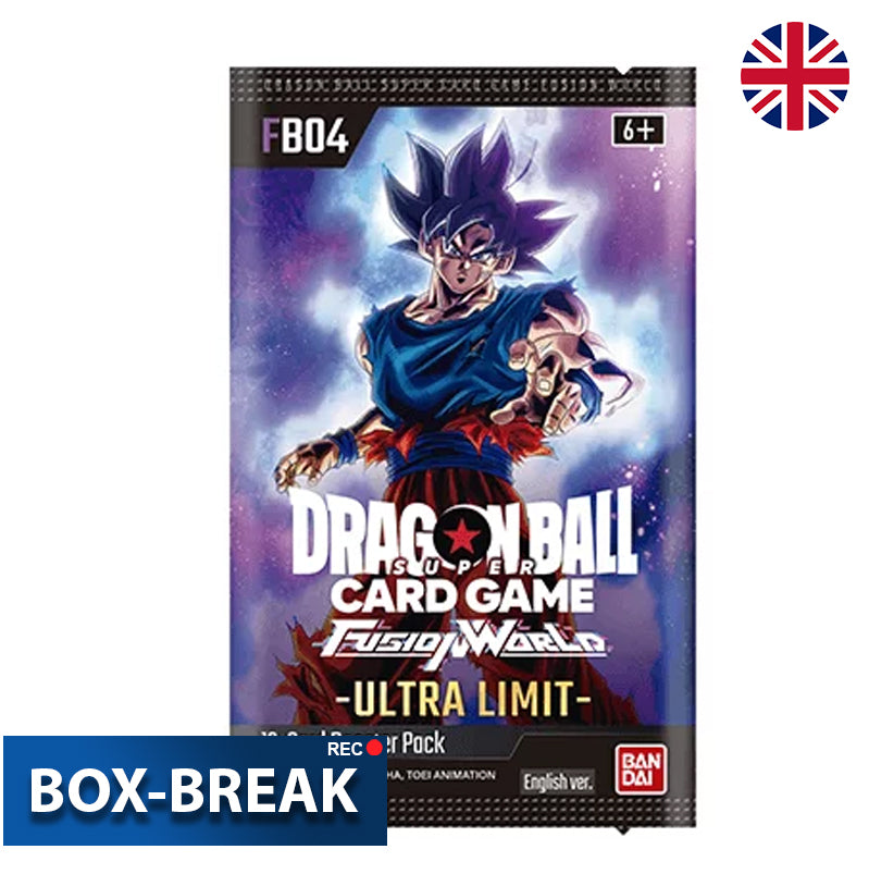 Dragonball Super Card Game - Fusion World Ultra Limit FB-04 Englisch BOX-BREAK