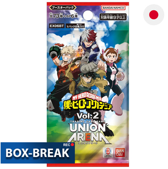 Union Arena - My Hero Academia Vol.2 - EX06BT - Booster Display - Japanisch BOX-BREAK