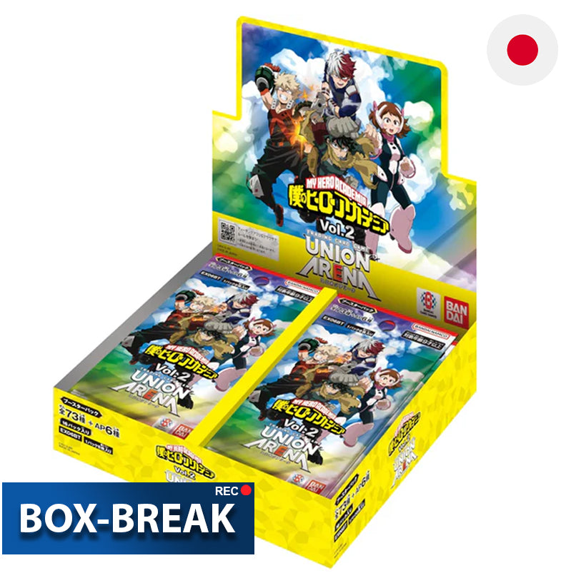 Union Arena - My Hero Academia Vol.2 - EX06BT - Booster Display - Japanisch BOX-BREAK