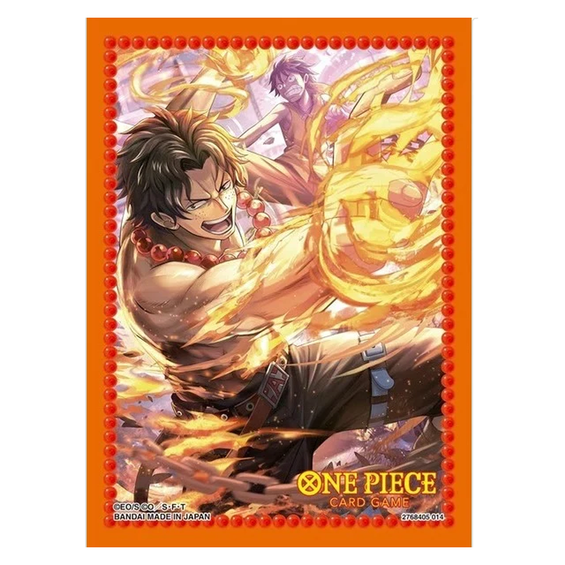 One Piece Card Game Official Card Sleeves Vol. 10 mit Portgas D. Ace und Feuerfaust, 70 Kartenhüllen