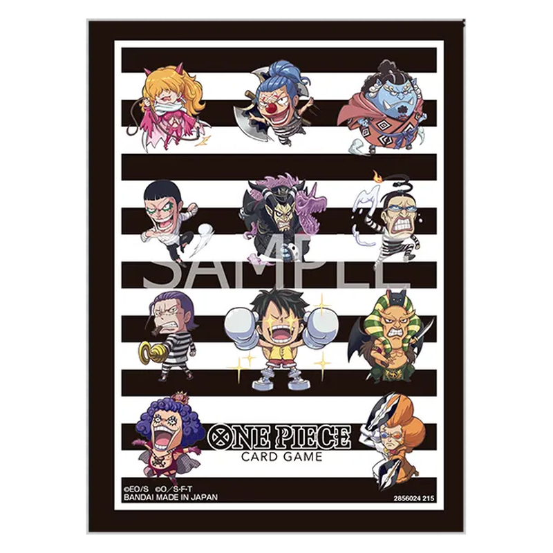 One Piece Official Card Sleeves Vol. 15 im Impel-Down-Design, 70 Kartenhüllen